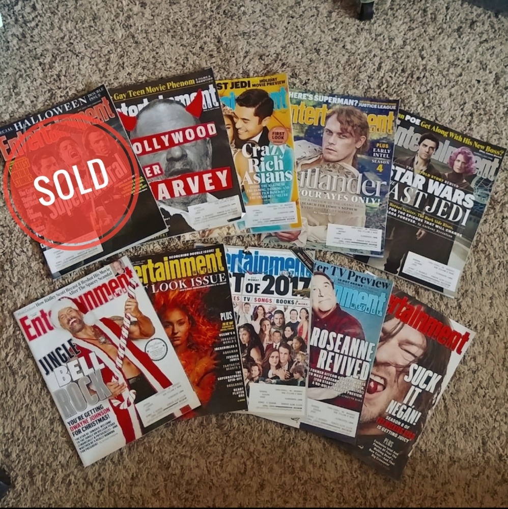 BOGO FREE Entertainment Weekly magazine lot